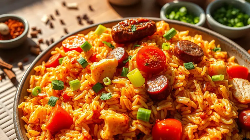 flavorful cajun rice dish