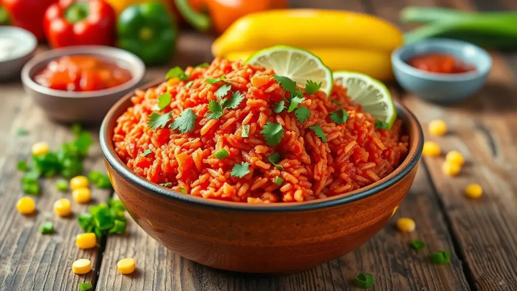 flavorful mexican rice dish