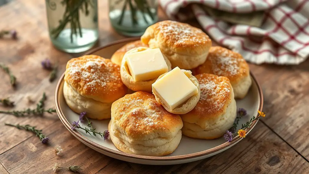 fluffy delicious buttermilk biscuits