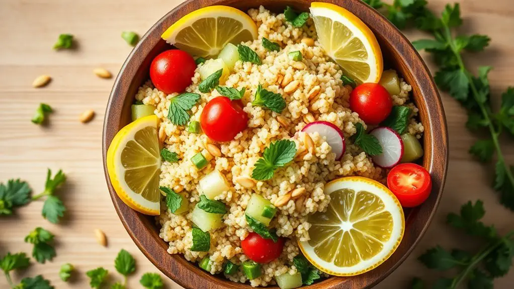 fresh quinoa salad recipe