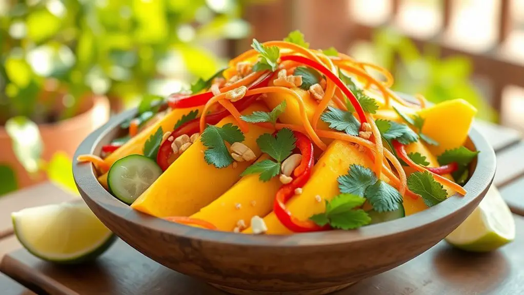 fresh tangy vibrant salad