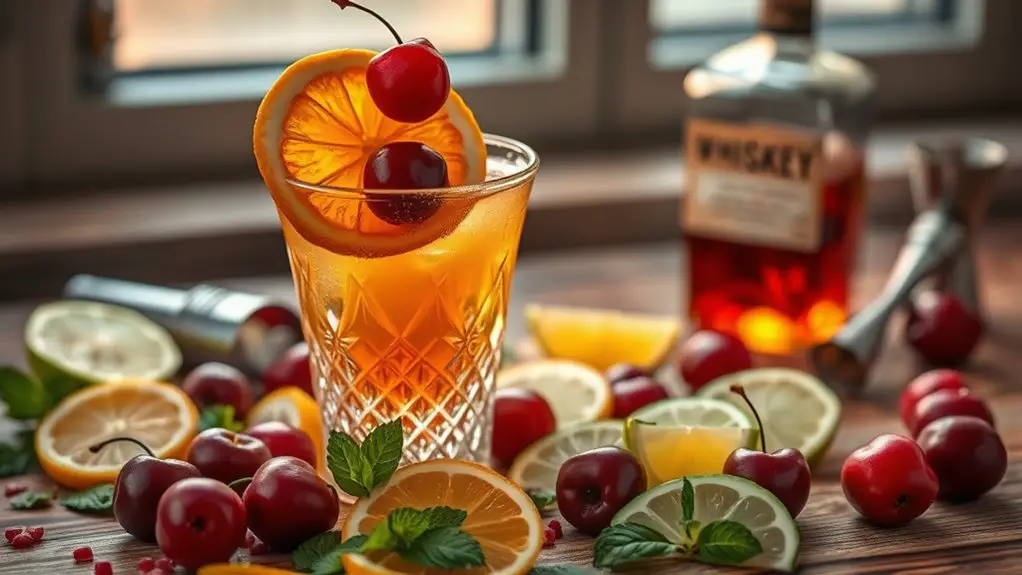 fruit infused whiskey cocktail recipe