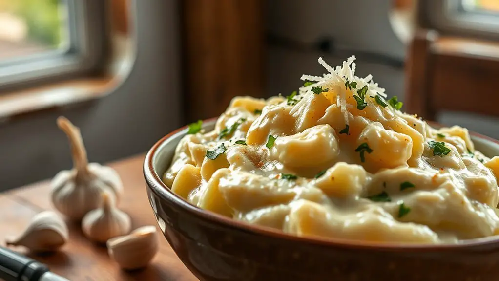 garlic parmesan potato dish