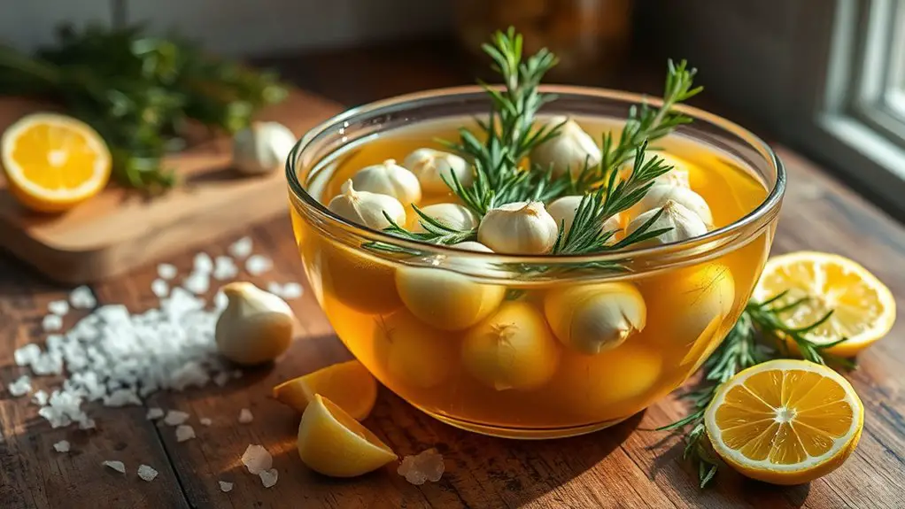 garlic rosemary flavor infusion