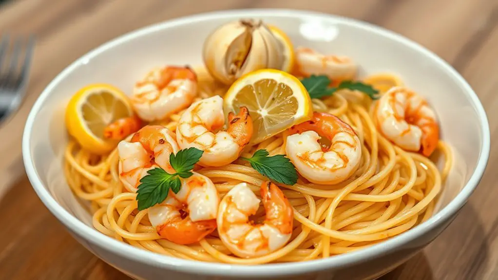 garlic shrimp spaghetti recipe