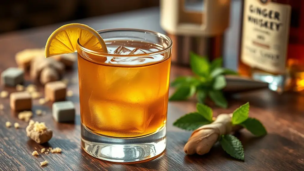 ginger infused whiskey cocktail recipe