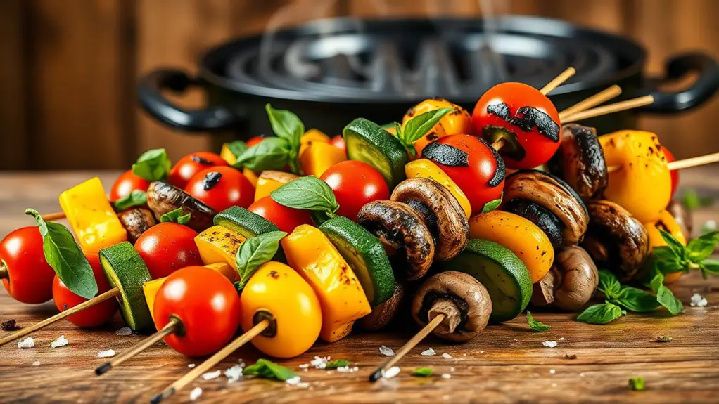 grilled vegetable skewers recipe