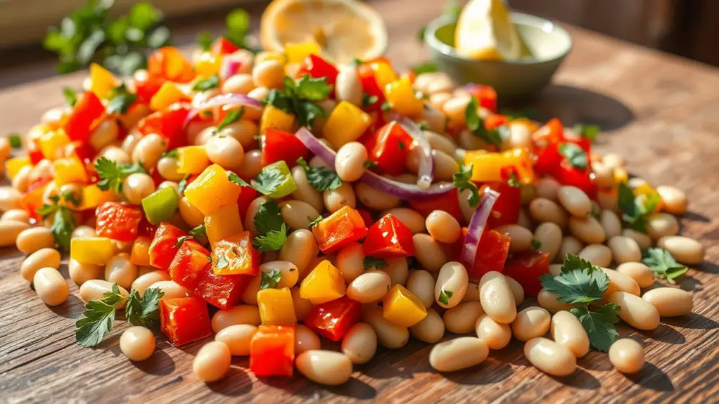 healthy northern beans salad