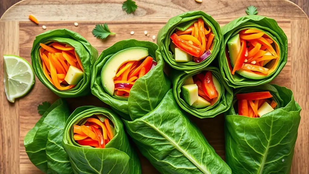 healthy vegetable wrap recipe