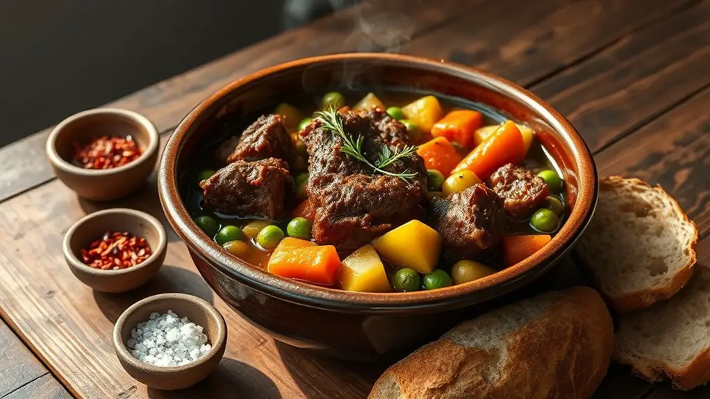 hearty flavorful oxtail stew