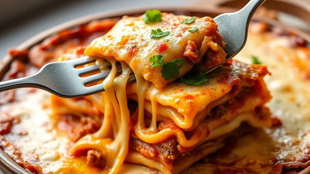 hearty layered pasta dish