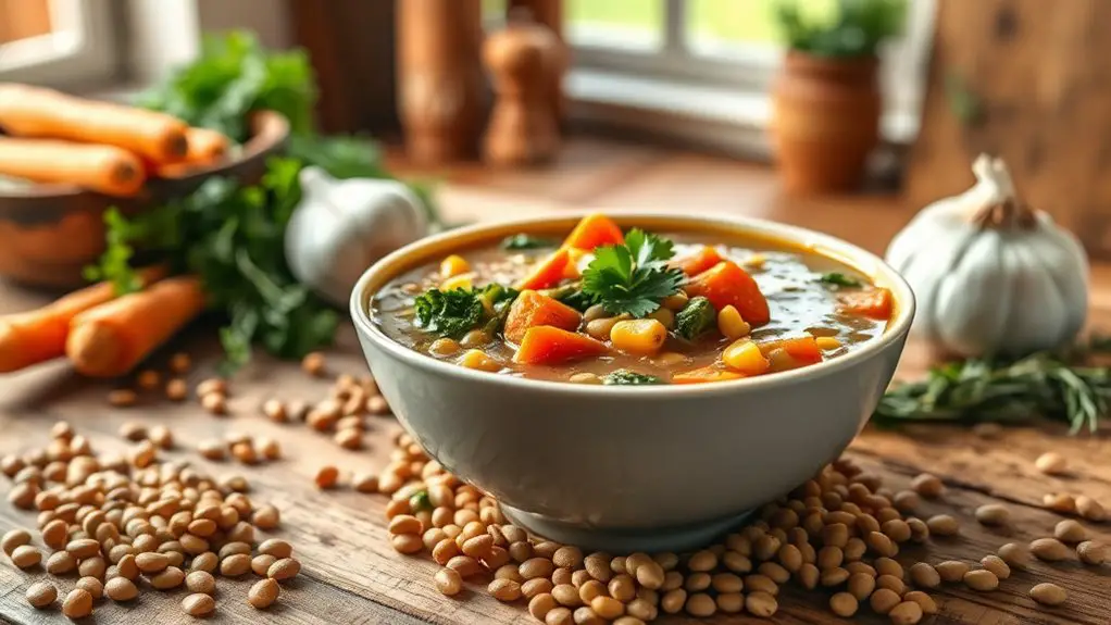 hearty lentil vegetable soup