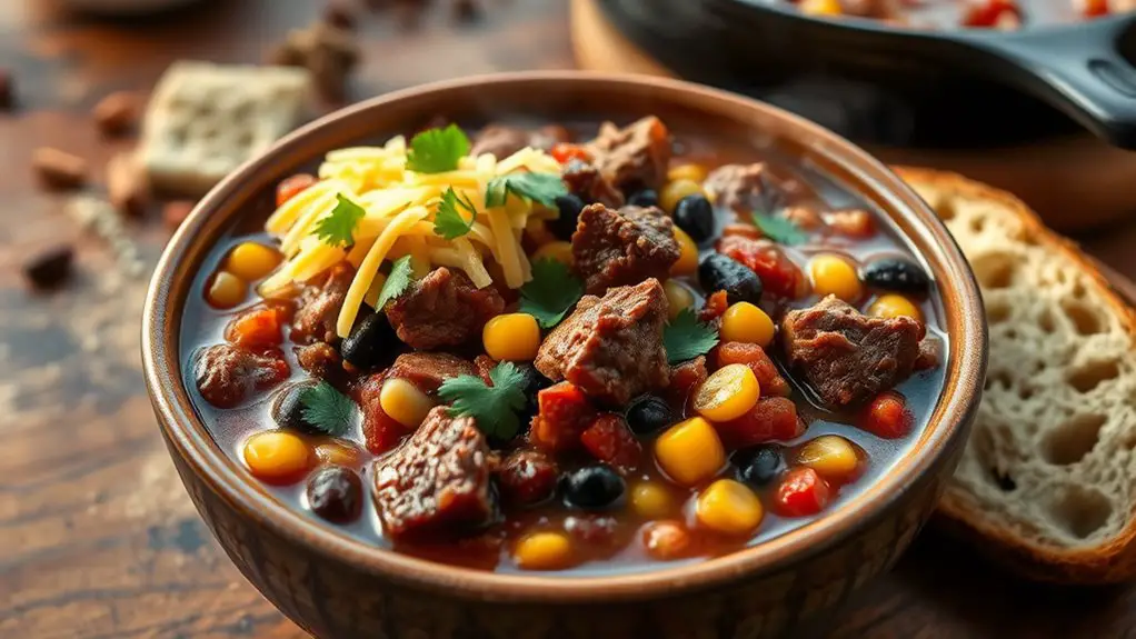 hearty short rib chili