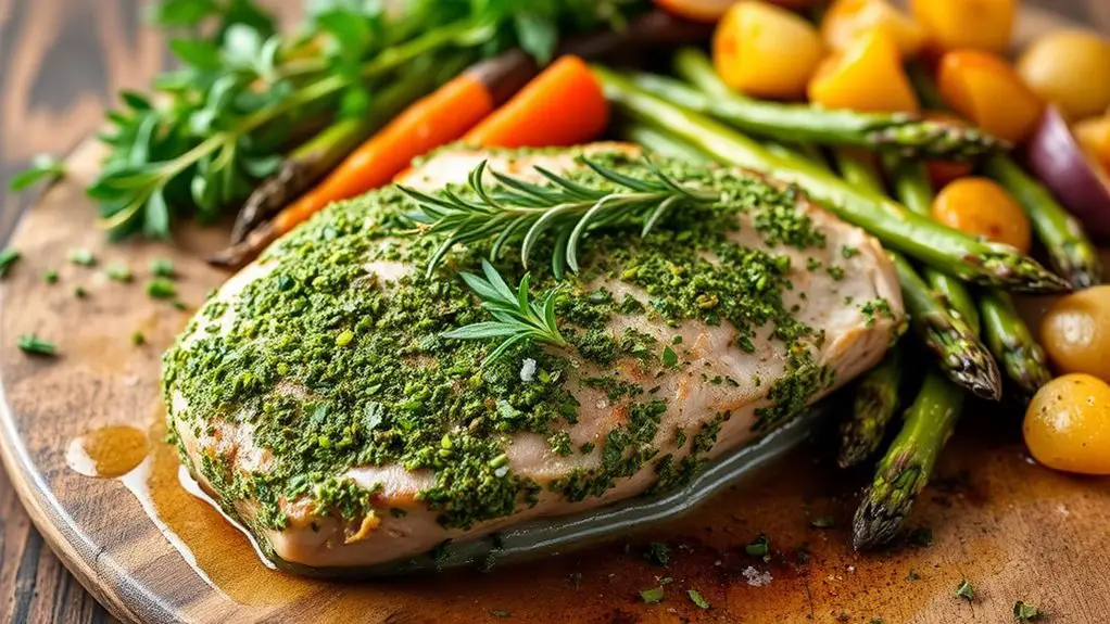 herb crusted pork fillet recipe