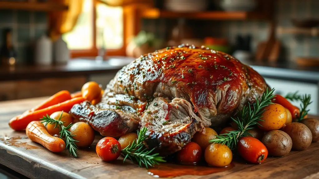 herb seasoned pork roast recipe