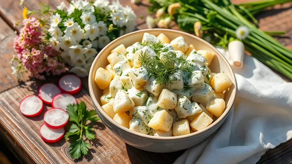 herbed greek yogurt salad