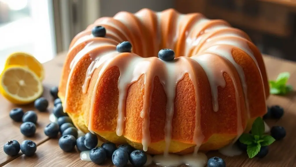 lemon blueberry flavored cake