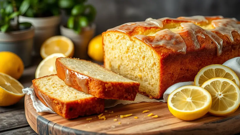 lemon flavored moist pound cake