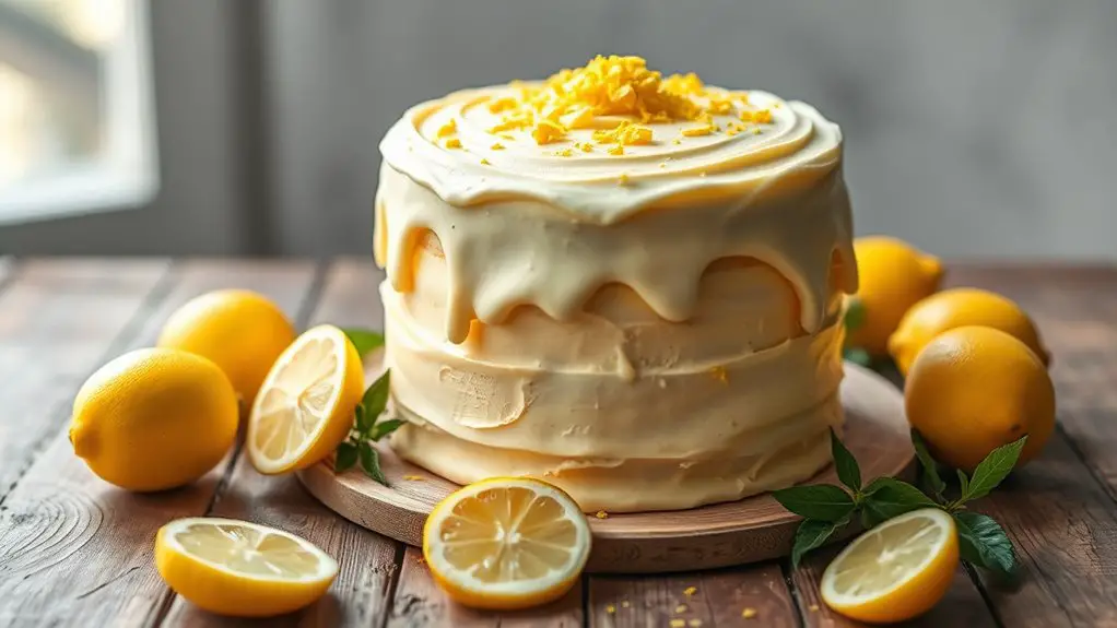 lemon flavored yellow cake