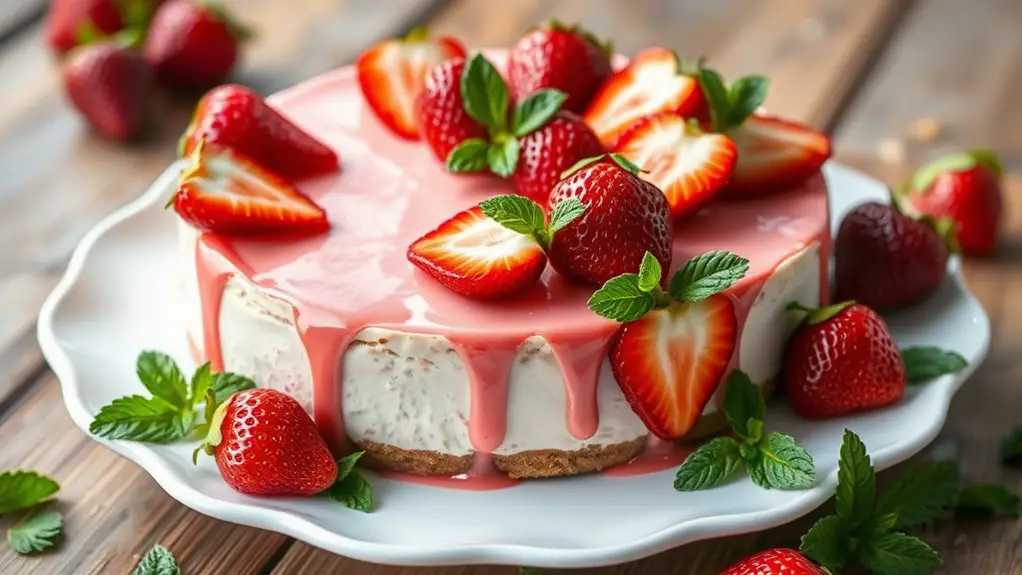 no bake strawberry cheesecake recipe