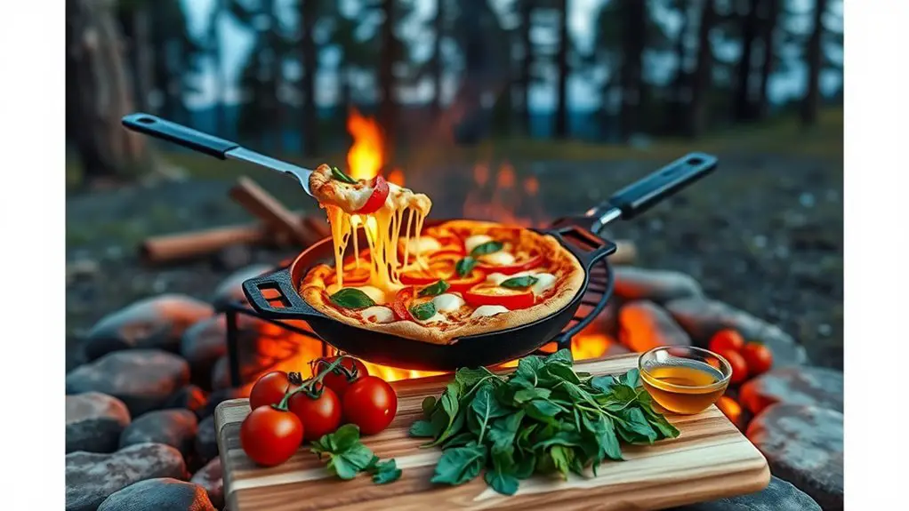 outdoor cooking pizza experience