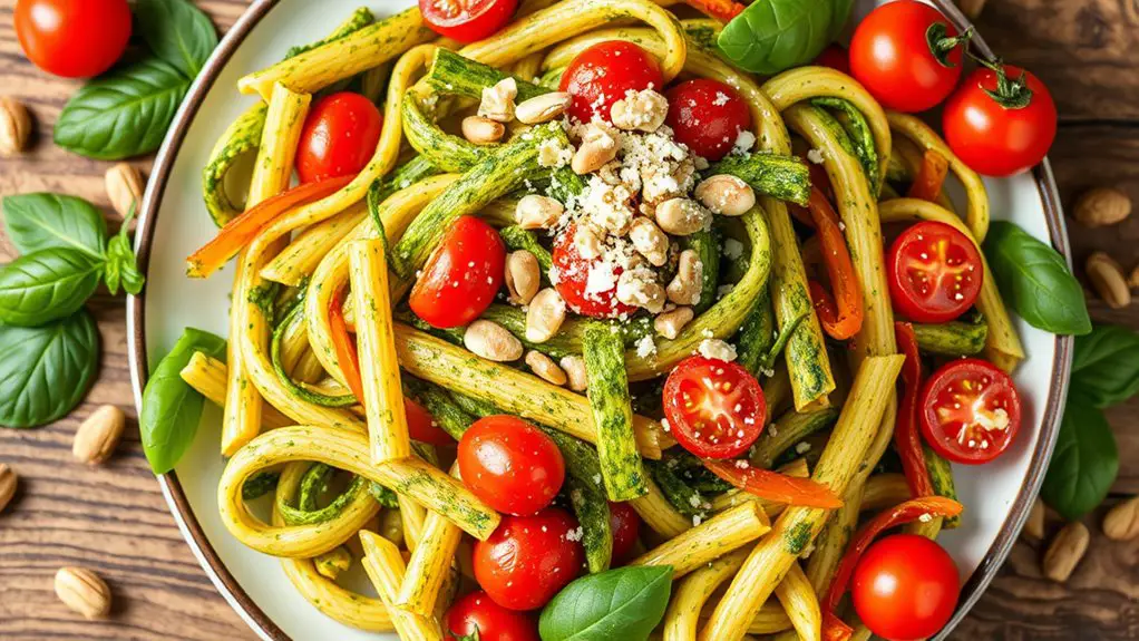 pasta dish with vegetables