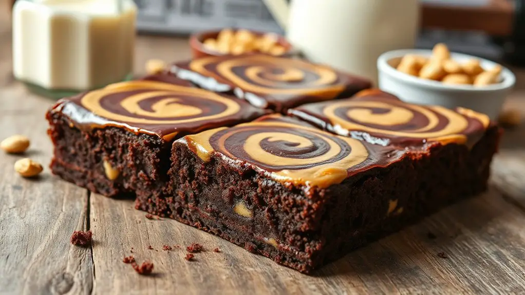 peanut butter brownies recipe