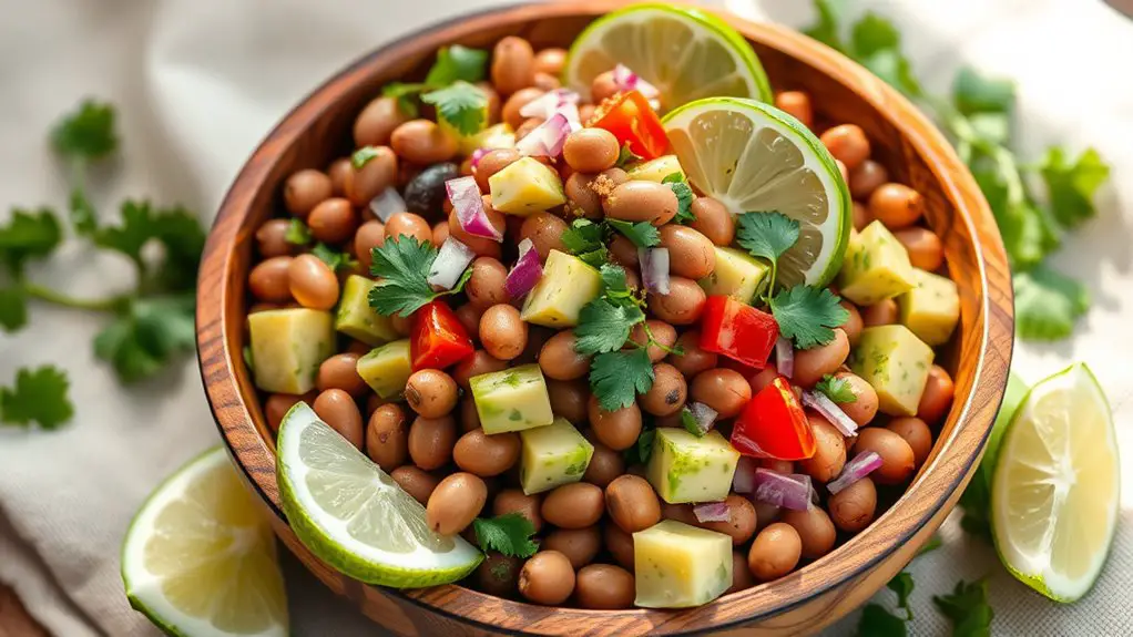 pinto bean avocado salad