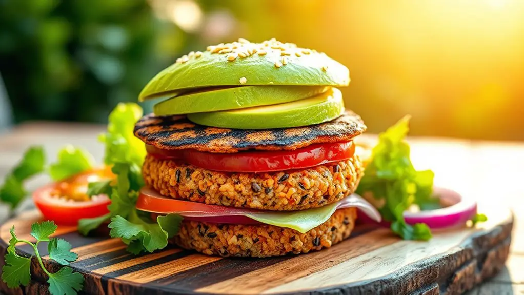 plant based protein patty