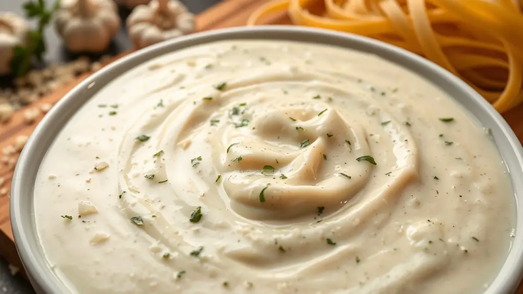 rich and creamy sauce