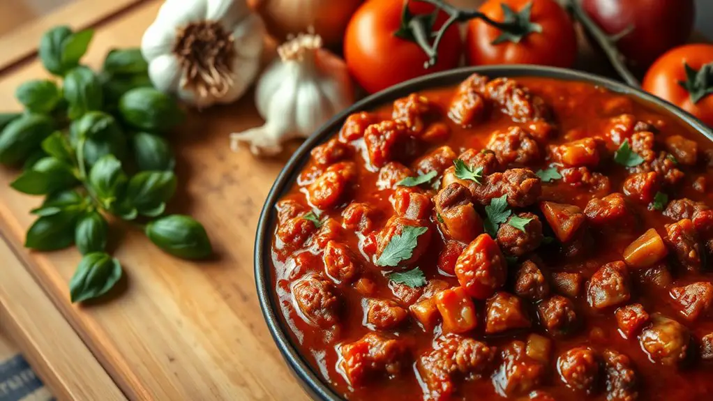 rich hearty italian sauce