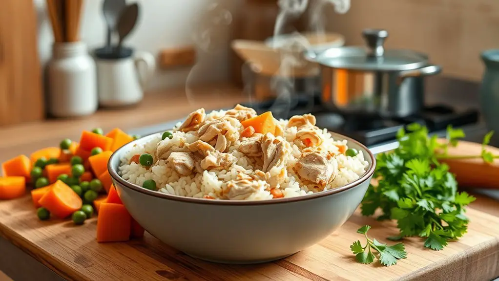 savory chicken rice dish