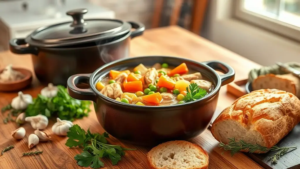 savory chicken vegetable stew