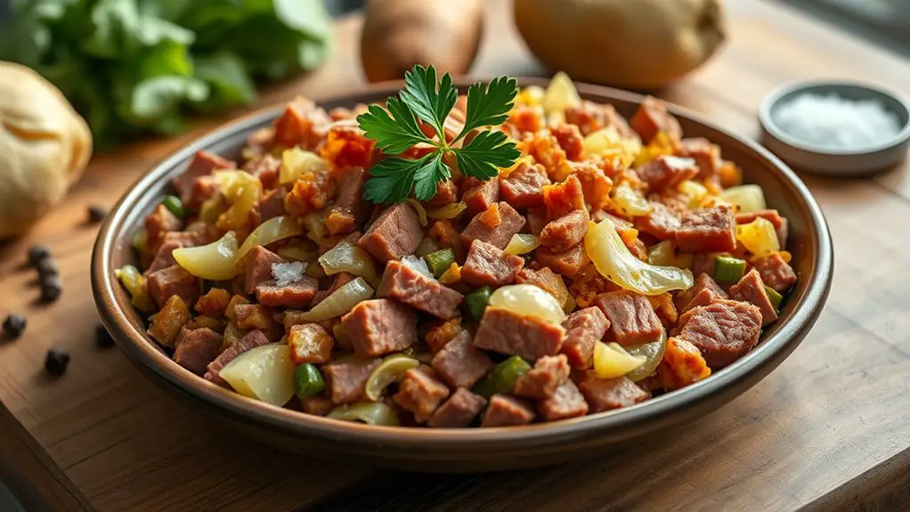 savory corned beef dish