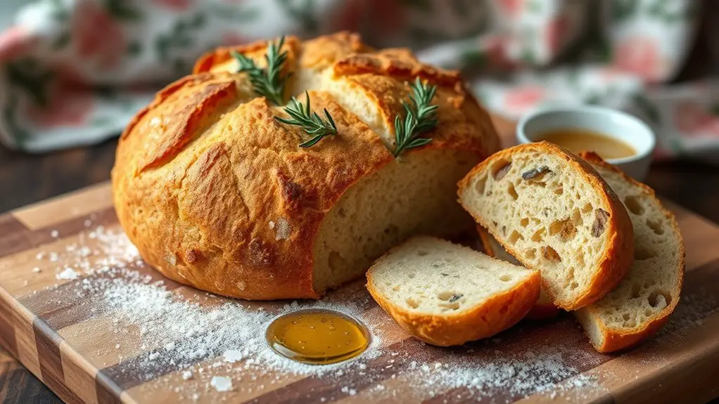 savory herb infused bread