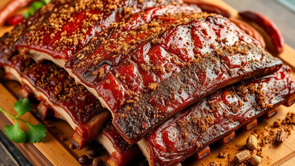 savory seasoned pork ribs