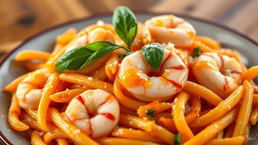 shrimp pasta with vodka