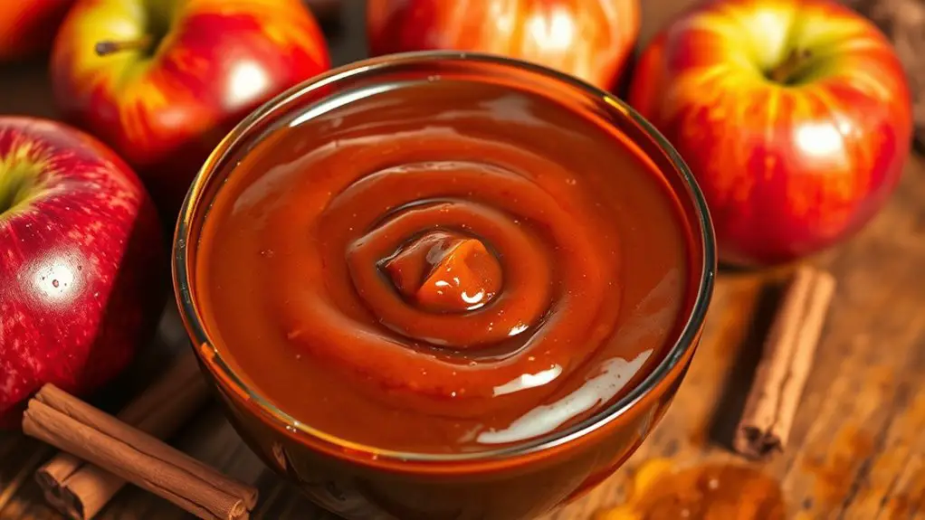 smoky apple cider sauce