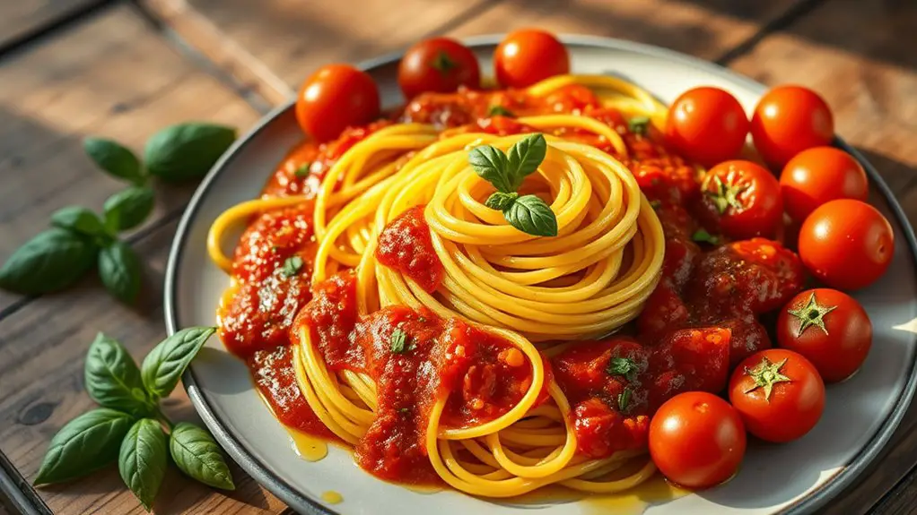 spaghetti squash with marinara