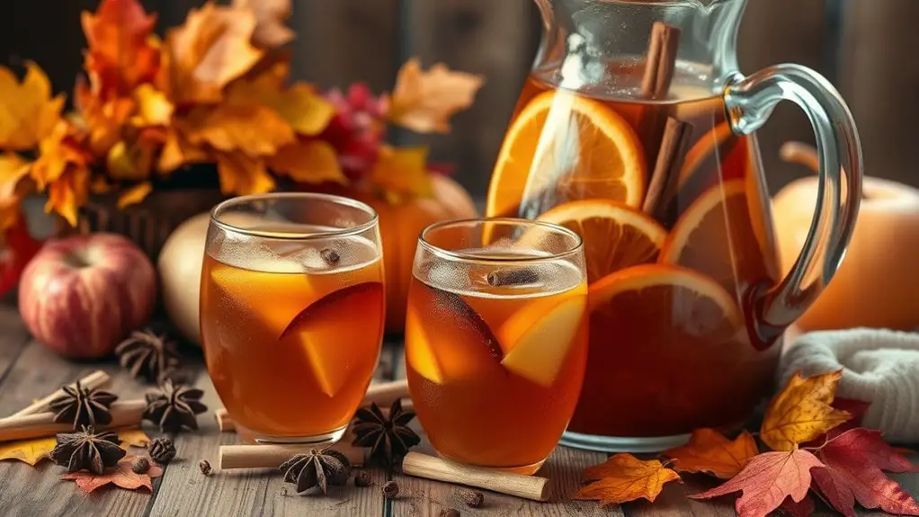 spiced apple cider drink