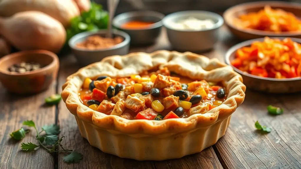 spicy chicken pot pie