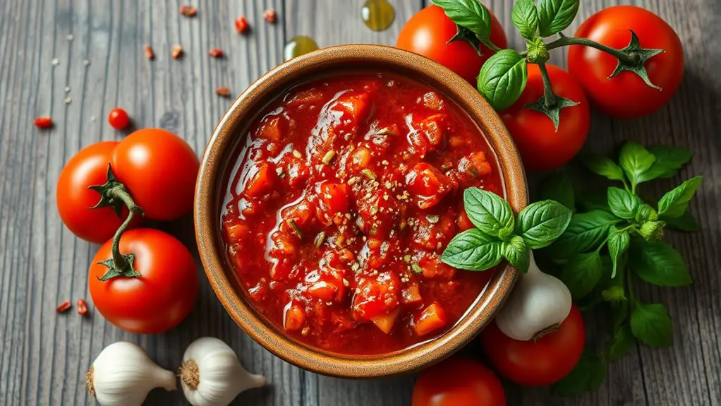 spicy italian tomato sauce