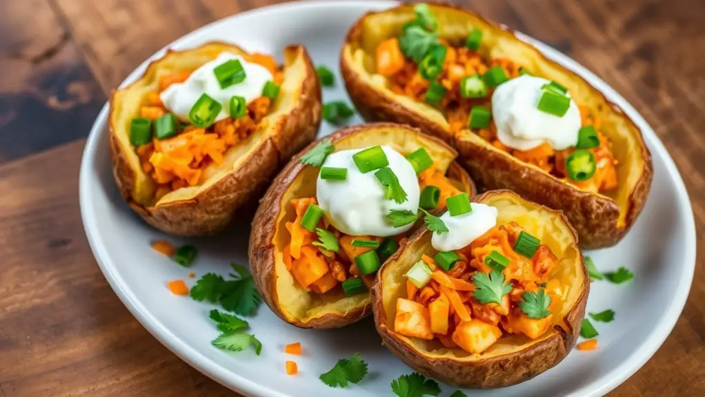 spicy southwest baked potatoes