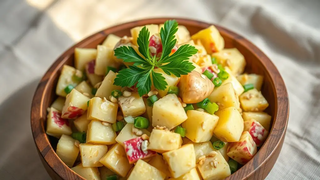 tangy mustard potato salad