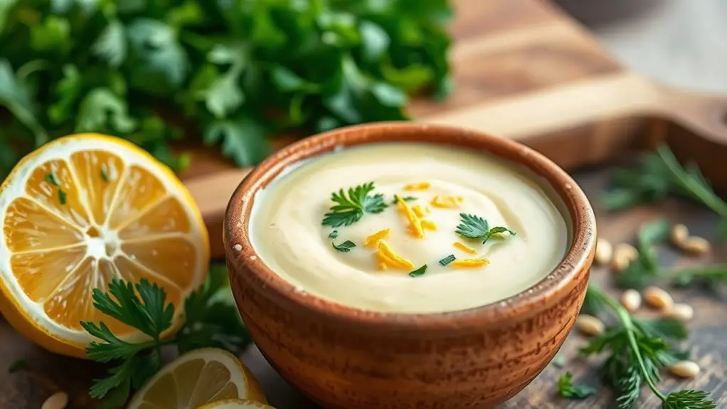 tangy tahini lemon sauce