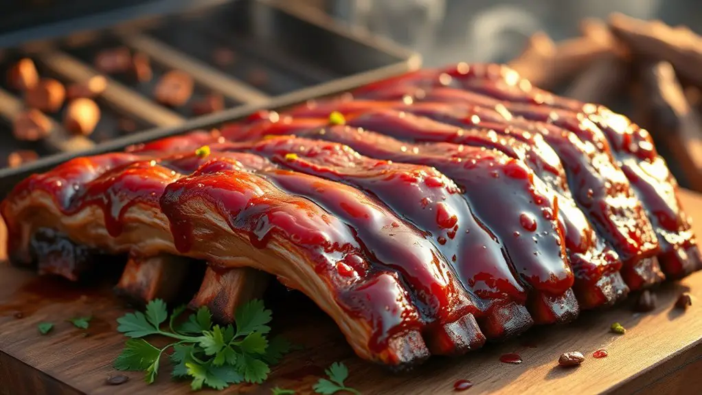 tender flavorful smoked ribs