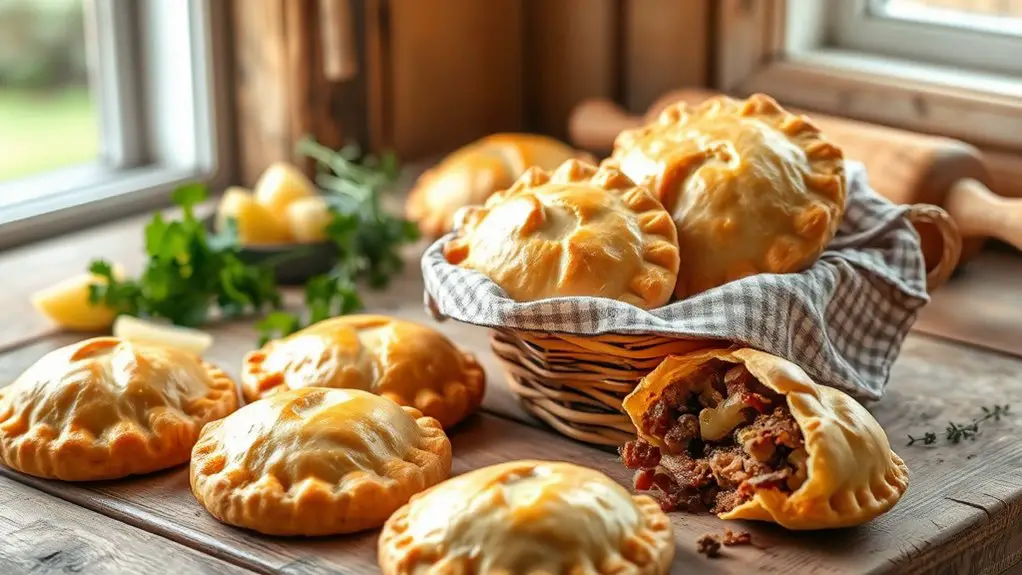 traditional savory pastry dish