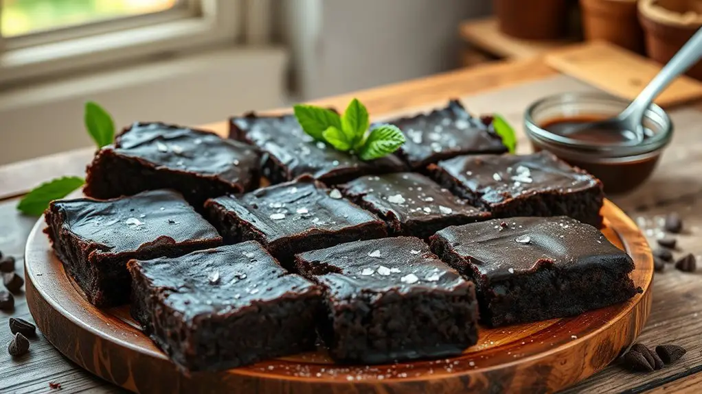 vegan chocolate brownie treats