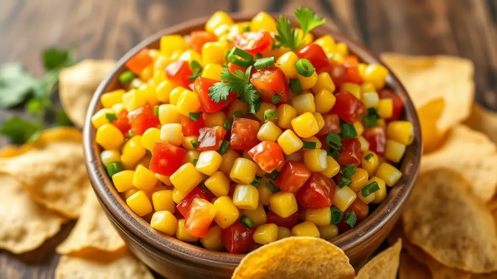 vibrant and zesty corn salsa