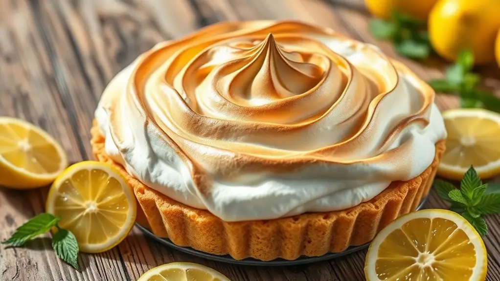 zesty dessert with meringue